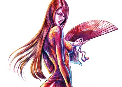 作品中のキャラ紹介 Vol 8 愛を信じ どこまでも愛を貫き通すヒロイン ユリア 原哲夫 公式ウェブサイト